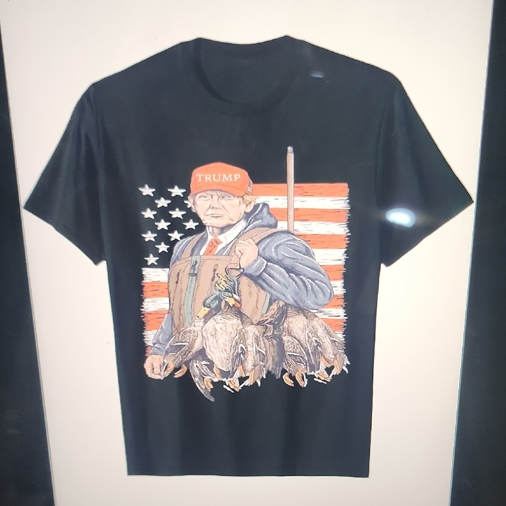 Trump Black Duck 🦆Hunting Men's T-Shirt